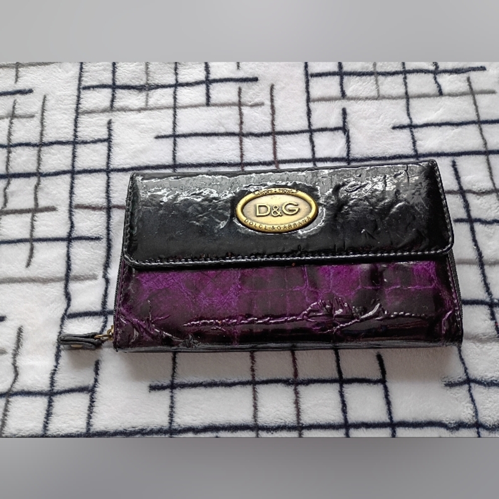D&G Dolce & Gabanna 90s 2000s Era Sub Brand Retro Wallet READ DESCRIPTION